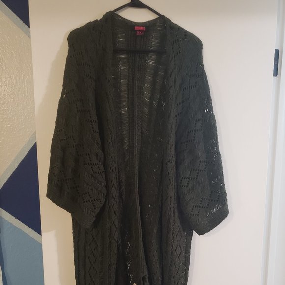 Long Green Cardigan - Picture 1 of 2